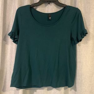 Green Dillards Top